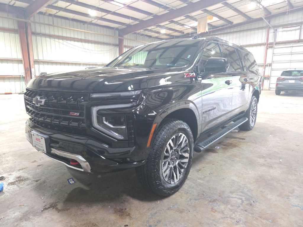 Black 2025 Chevrolet Suburban Z71 4WD SUV / Crossover Four-Wheel Drive