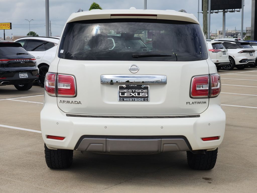 2019 Nissan Armada Platinum White at Bravo Nissan