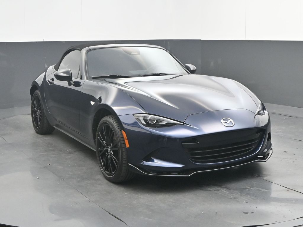 Deep Crystal Blue Mica 2025 Mazda MX-5 Miata Convertible Rear-Wheel Drive 6-Speed Manual