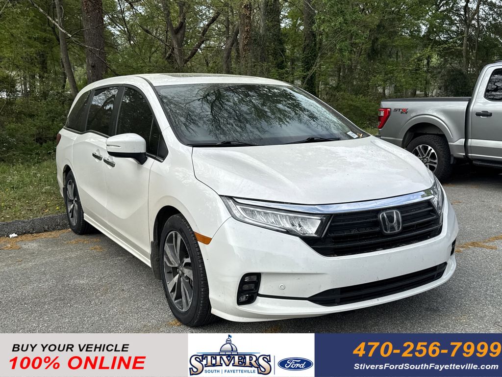 Platinum White Pearl 2024 Honda Odyssey Touring FWD Minivan Front-Wheel Drive Automatic
