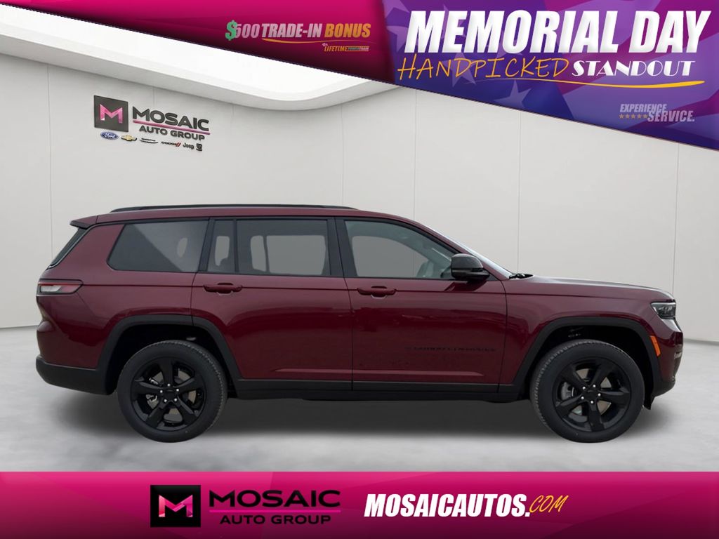 Velvet Red Pearlcoat 2025 Jeep Grand Cherokee L Limited 4WD SUV / Crossover Four-Wheel Drive 8-Speed Automatic