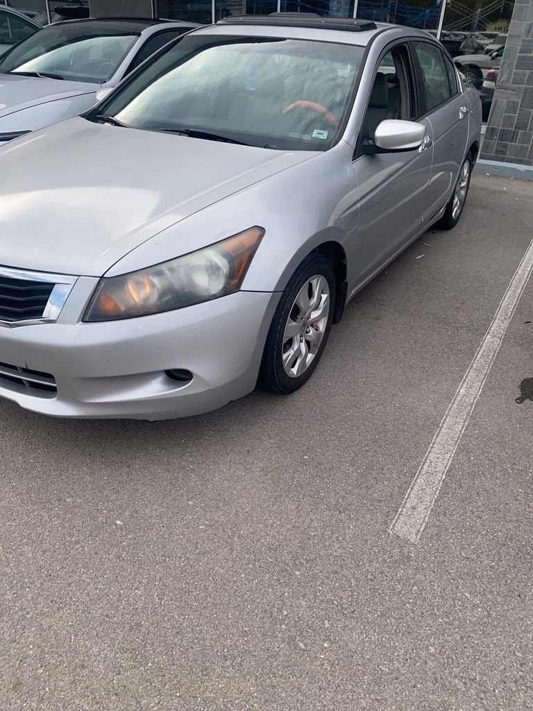 Silver 2008 Honda Accord EX-L V6 Sedan Front-Wheel Drive 5-Speed Automatic Overdrive