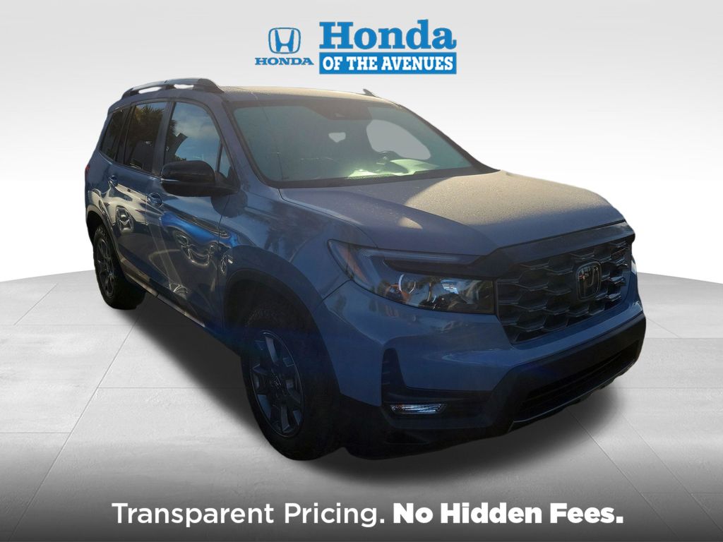 Sonic Gray Pearl 2024 Honda Passport SUV / Crossover All-Wheel Drive 9-Speed Automatic
