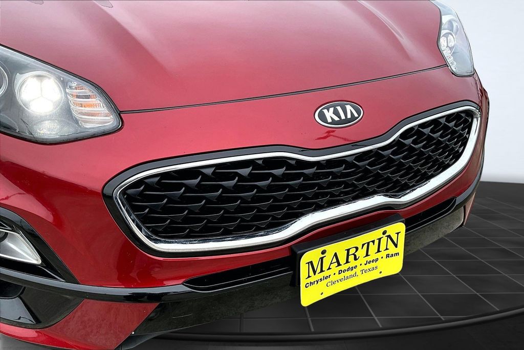 2022 Kia Sportage LX Red at DeMontrond Automotive Group