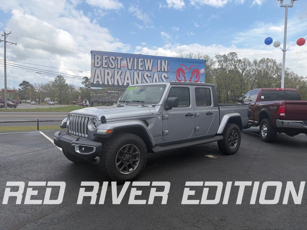 Billet Silver Metallic Clearcoat 2020 Jeep Gladiator Overland Crew Cab 4WD Pickup Truck Four-Wheel Drive 8-Speed Automatic