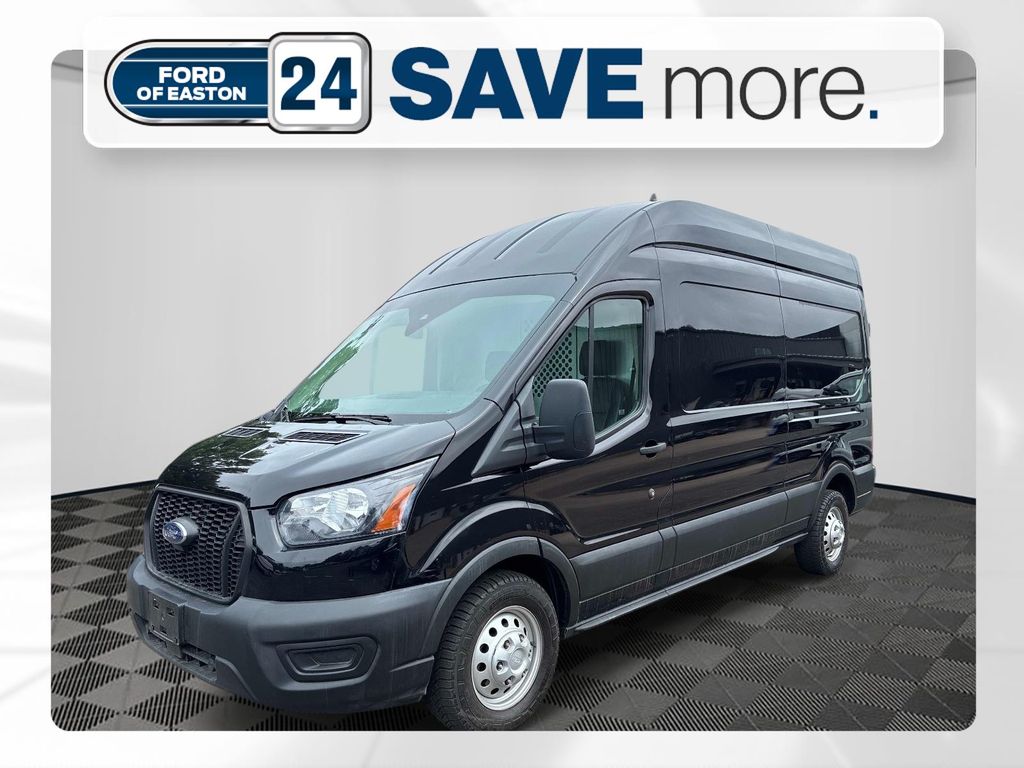 Agate Black Metallic 2023 Ford Transit Cargo Van All-Wheel Drive