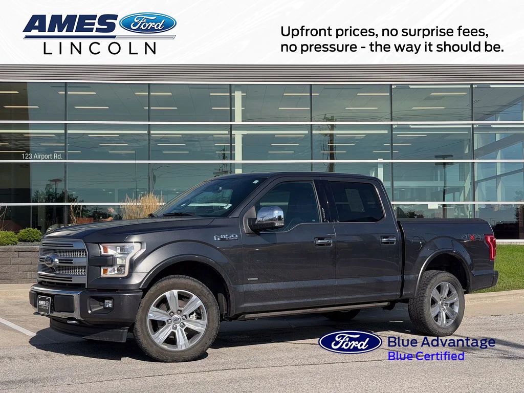 Gray (Magnetic Metallic) 2017 Ford F-150 Pickup Truck Four-Wheel Drive Automatic