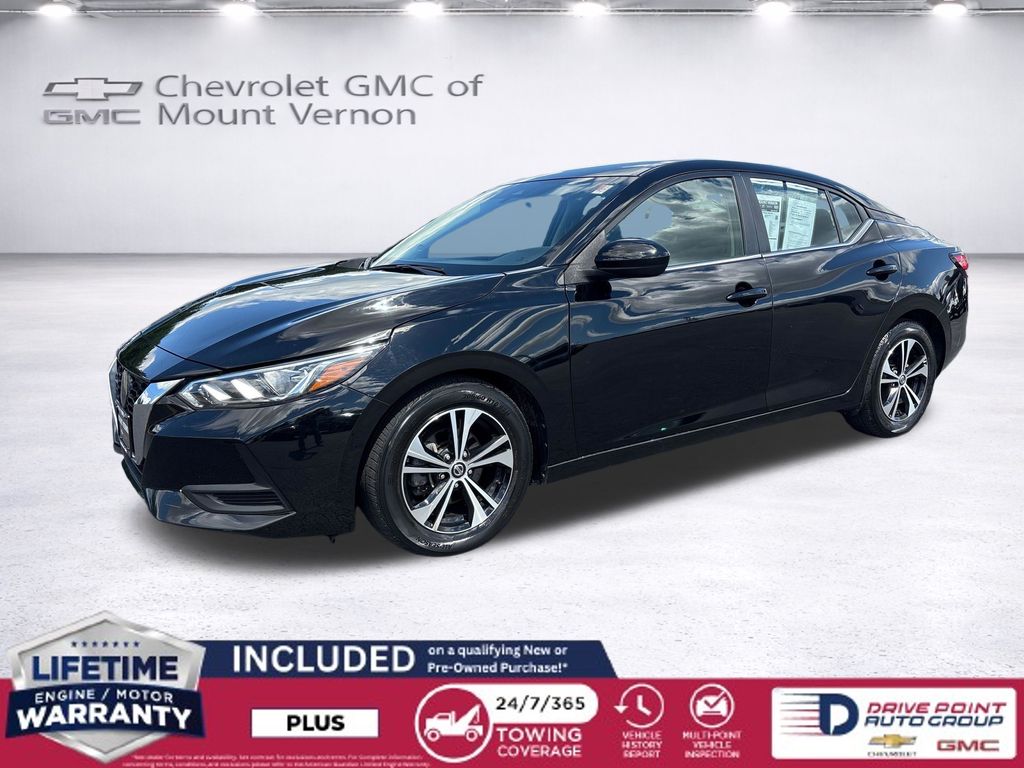 Super Black 2023 Nissan Sentra Sedan Front-Wheel Drive Continuously Variable Transmission