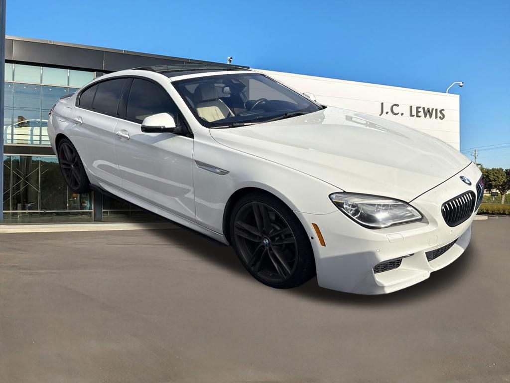 Alpine White 2017 BMW 6 Series Sedan Rear-Wheel Drive 8-Speed Automatic