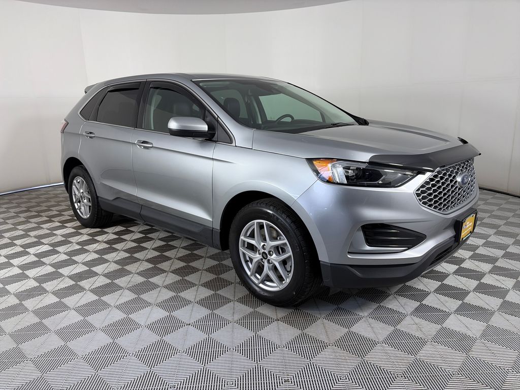 Silver Metallic 2024 Ford Edge SEL AWD SUV / Crossover All-Wheel Drive 8-Speed Automatic