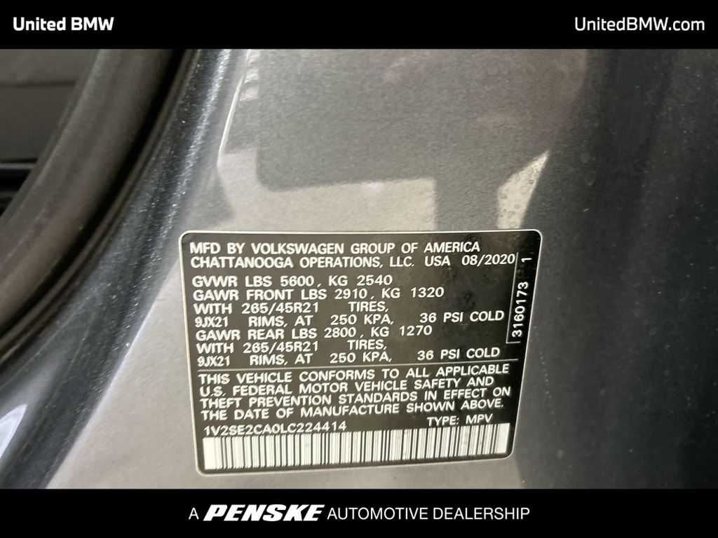 2020 Volkswagen Atlas SEL 23