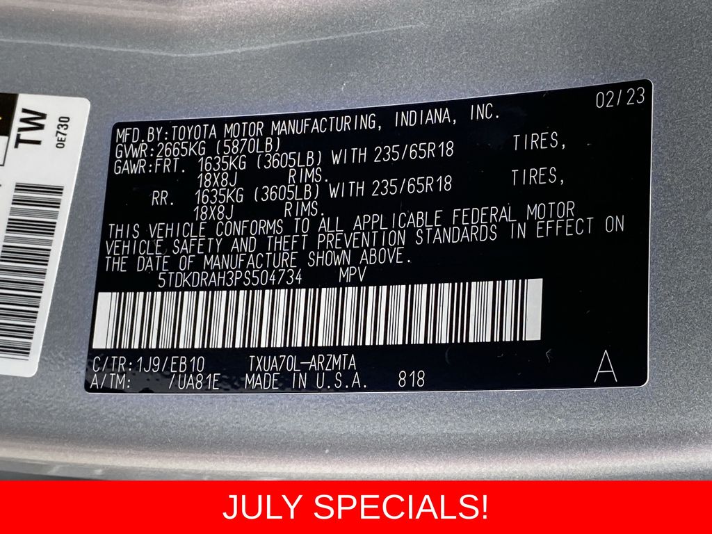Used 2023 Toyota Highlander SUV