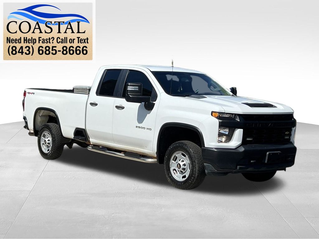 2021 Chevrolet Silverado 2500HD Work Truck White at Coastal Chevrolet Cadillac