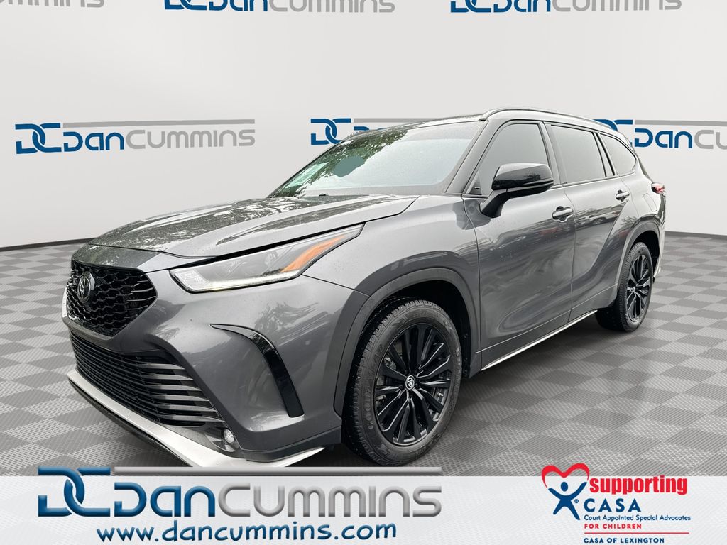 Magnetic Gray Metallic 2023 Toyota Highlander SUV / Crossover All-Wheel Drive 8-Speed Automatic