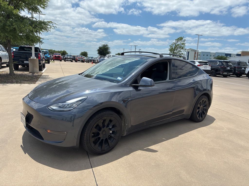 Midnight Silver Metallic 2021 Tesla Model Y Long Range AWD SUV / Crossover All-Wheel Drive 1-Speed Automatic