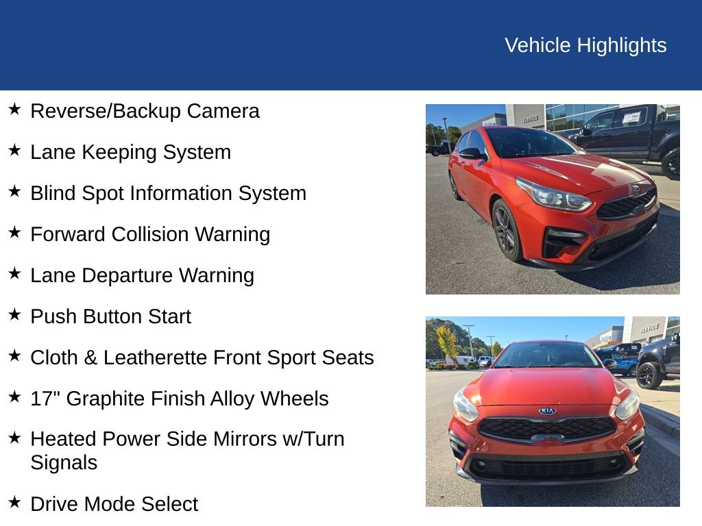 2020 Kia Forte GT-Line