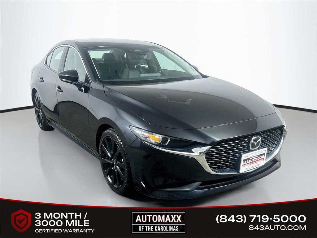 Jet Black Mica 2024 Mazda MAZDA3 Sedan Front-Wheel Drive 6-Speed Automatic