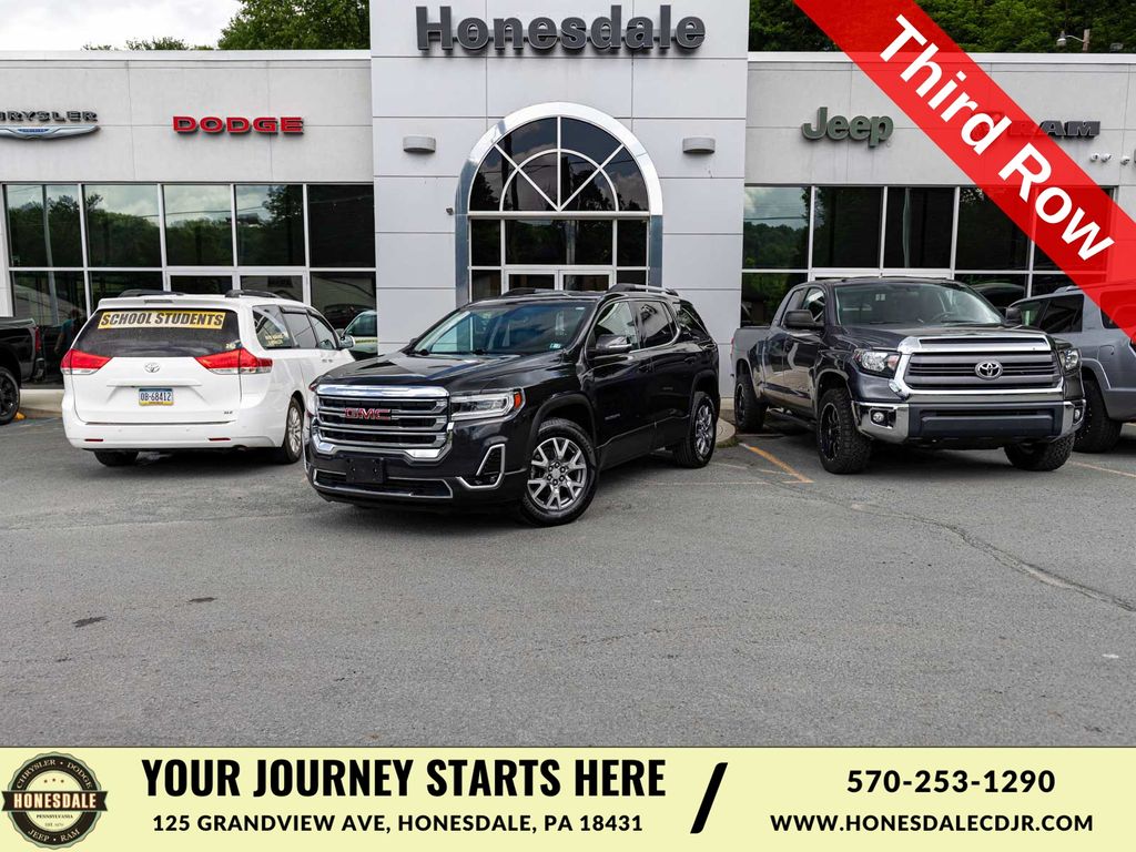 Carbon Black Metallic 2020 GMC Acadia SUV / Crossover Four-Wheel Drive 9-Speed Automatic