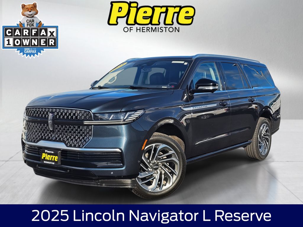 Blue Metallic 2025 Lincoln Navigator SUV / Crossover Four-Wheel Drive Automatic