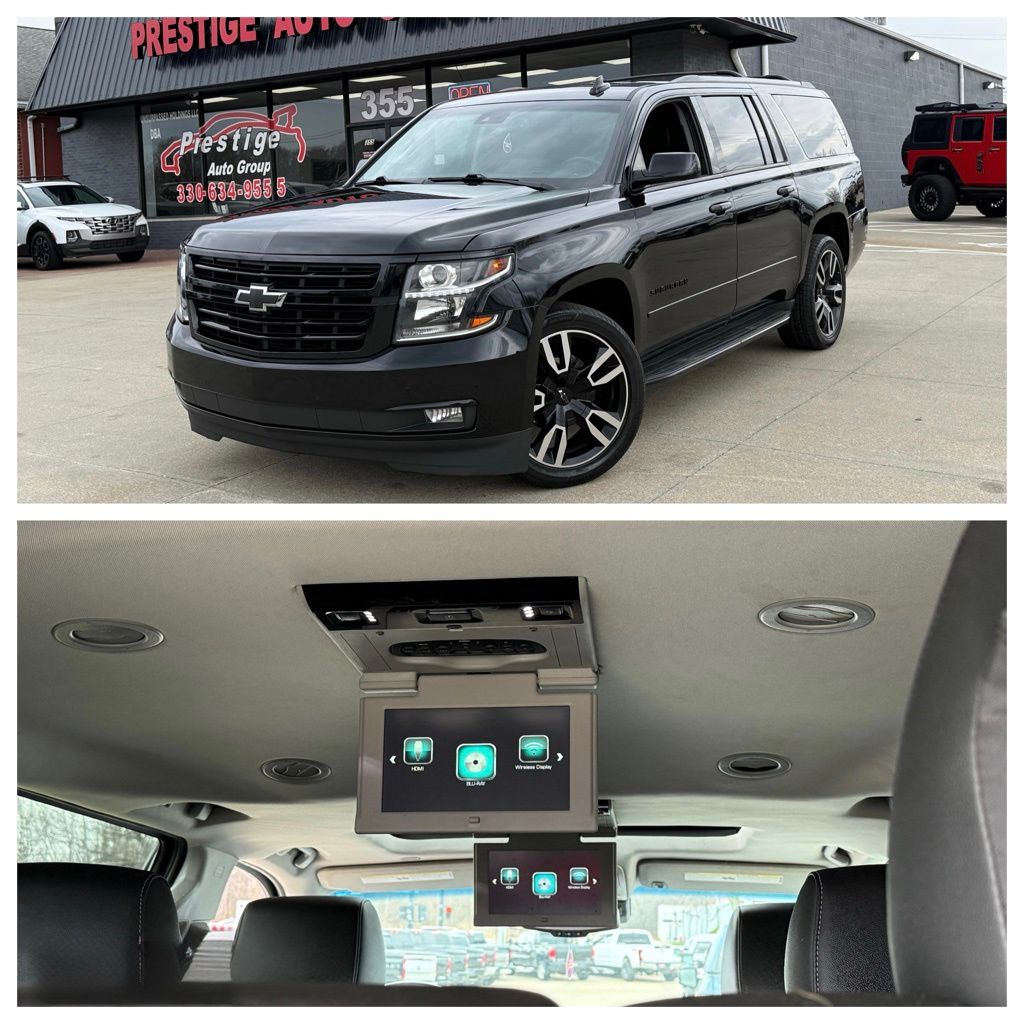Black 2018 Chevrolet Suburban SUV / Crossover Four-Wheel Drive 6-Speed Automatic Overdrive
