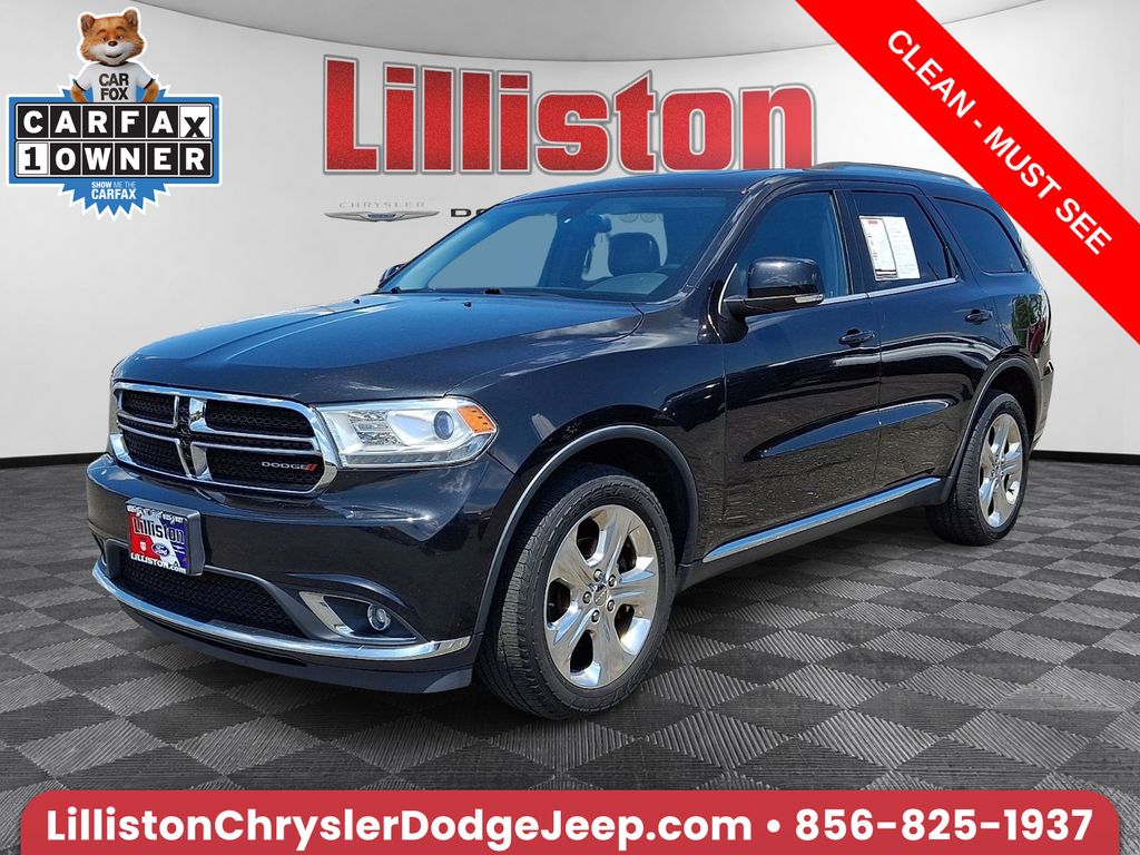 Brilliant Black Crystal Pearlcoat 2015 Dodge Durango Limited AWD SUV / Crossover All-Wheel Drive 8-Speed Automatic