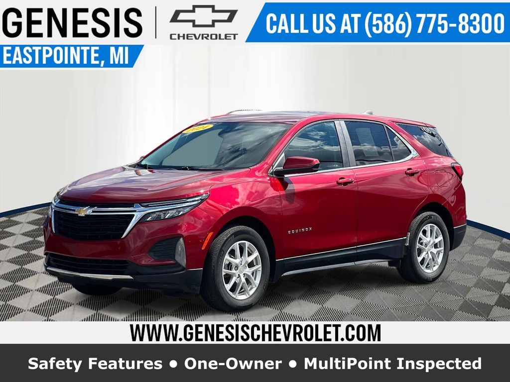 Radiant Red Tintcoat 2024 Chevrolet Equinox SUV / Crossover Front-Wheel Drive 6-Speed Automatic Overdrive