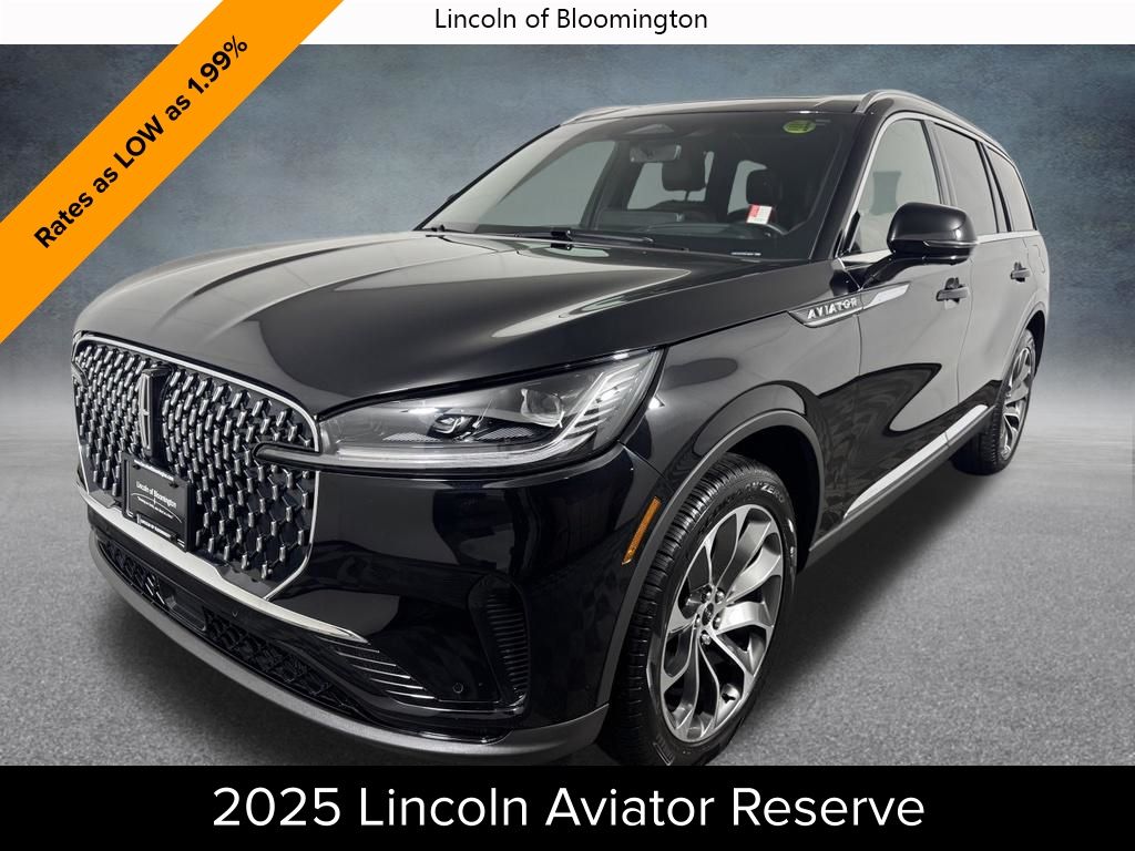 Black 2025 Lincoln Aviator SUV / Crossover All-Wheel Drive Automatic