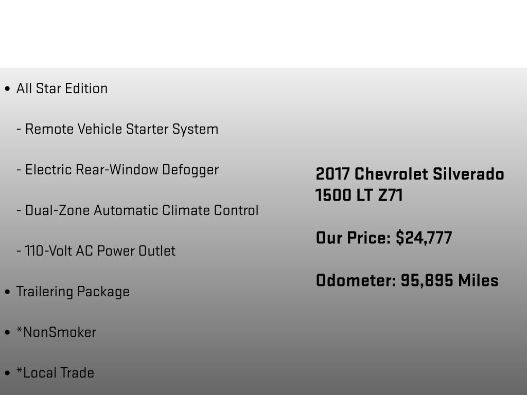 2017 Chevrolet Silverado 1500 LT Gray at Klick Lewis Buick Chevrolet