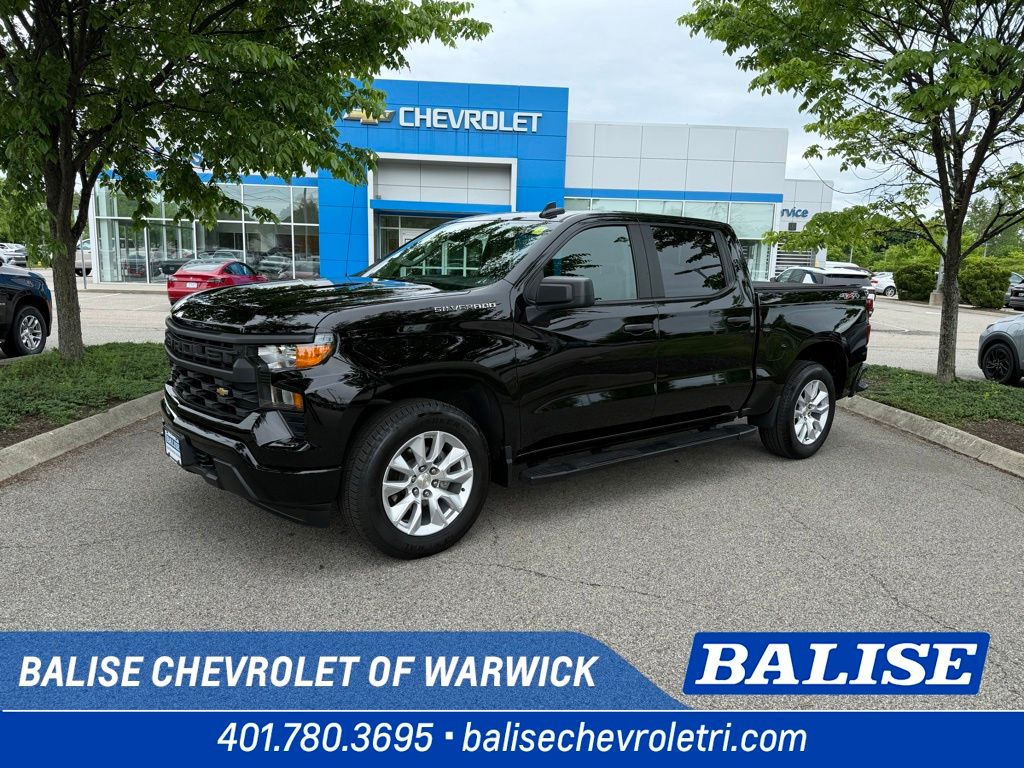 Black 2024 Chevrolet Silverado 1500 Pickup Truck Four-Wheel Drive 8-Speed Automatic
