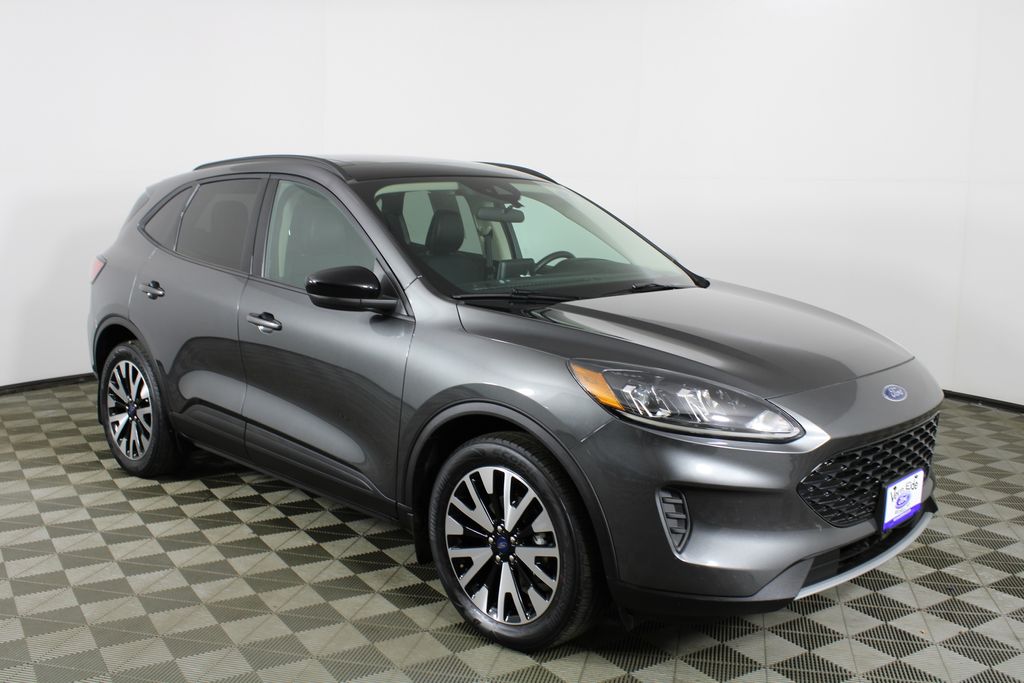 Gray (Magnetic) 2020 Ford Escape Hybrid SUV / Crossover All-Wheel Drive Continuously Variable Transmission