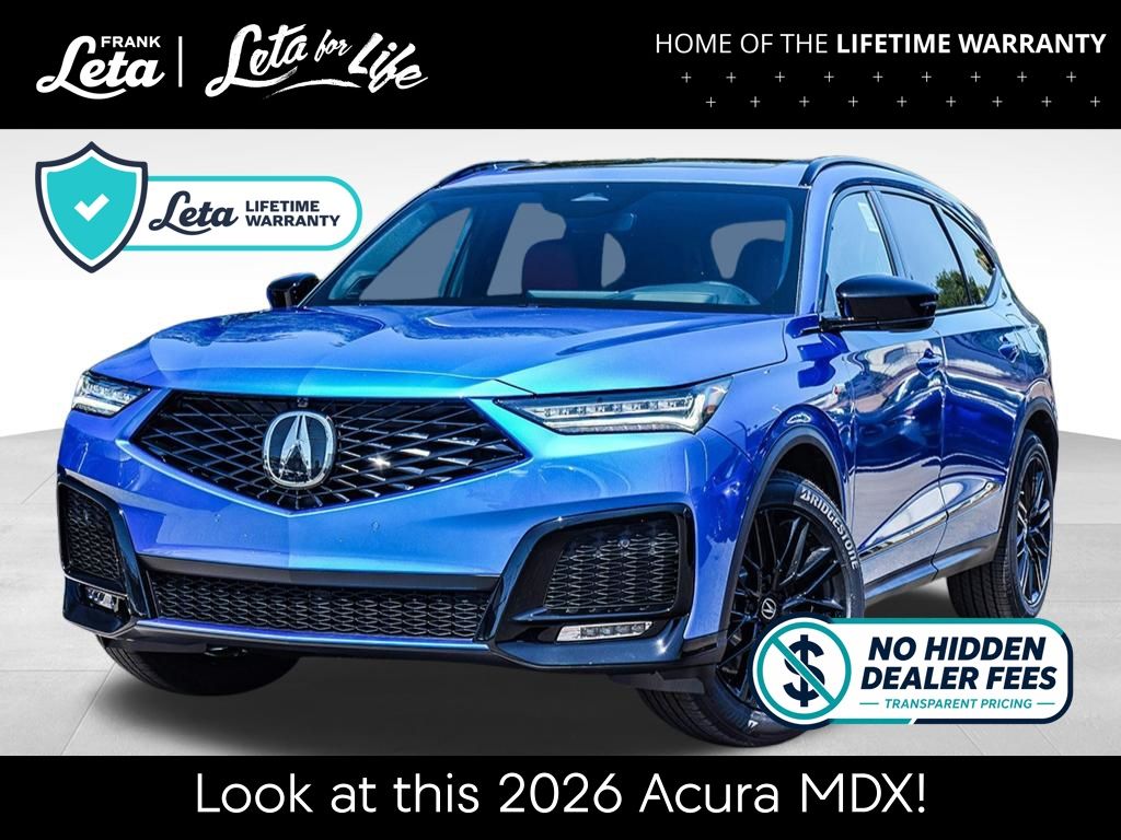 Double Apex Blue Pearl 2026 Acura MDX SUV / Crossover All-Wheel Drive Automatic