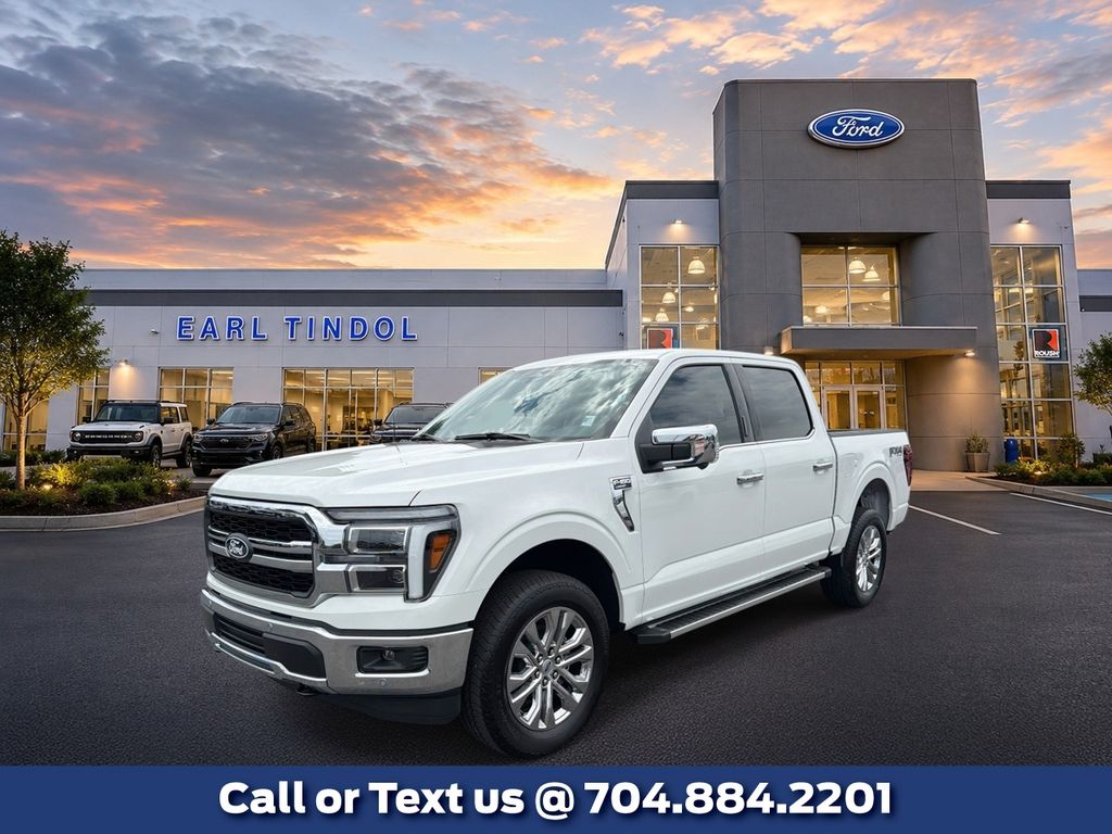 White Metallic 2026 Ford F-150 Pickup Truck Four-Wheel Drive Automatic