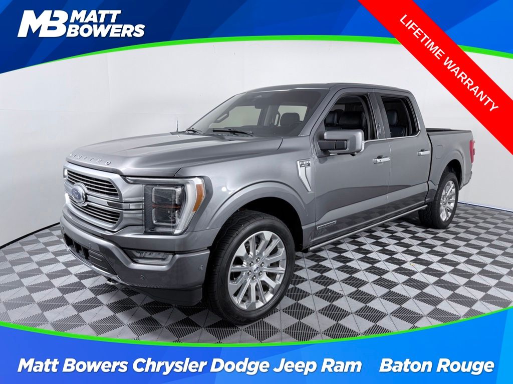 Silver Metallic 2021 Ford F-150 Pickup Truck Four-Wheel Drive Automatic