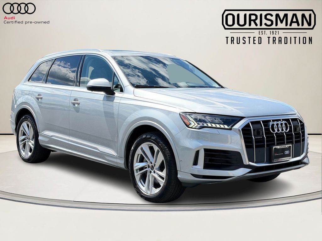 Satellite Silver Metallic 2023 Audi Q7 quattro Premium Plus 55 TFSI SUV / Crossover All-Wheel Drive 8-Speed Automatic