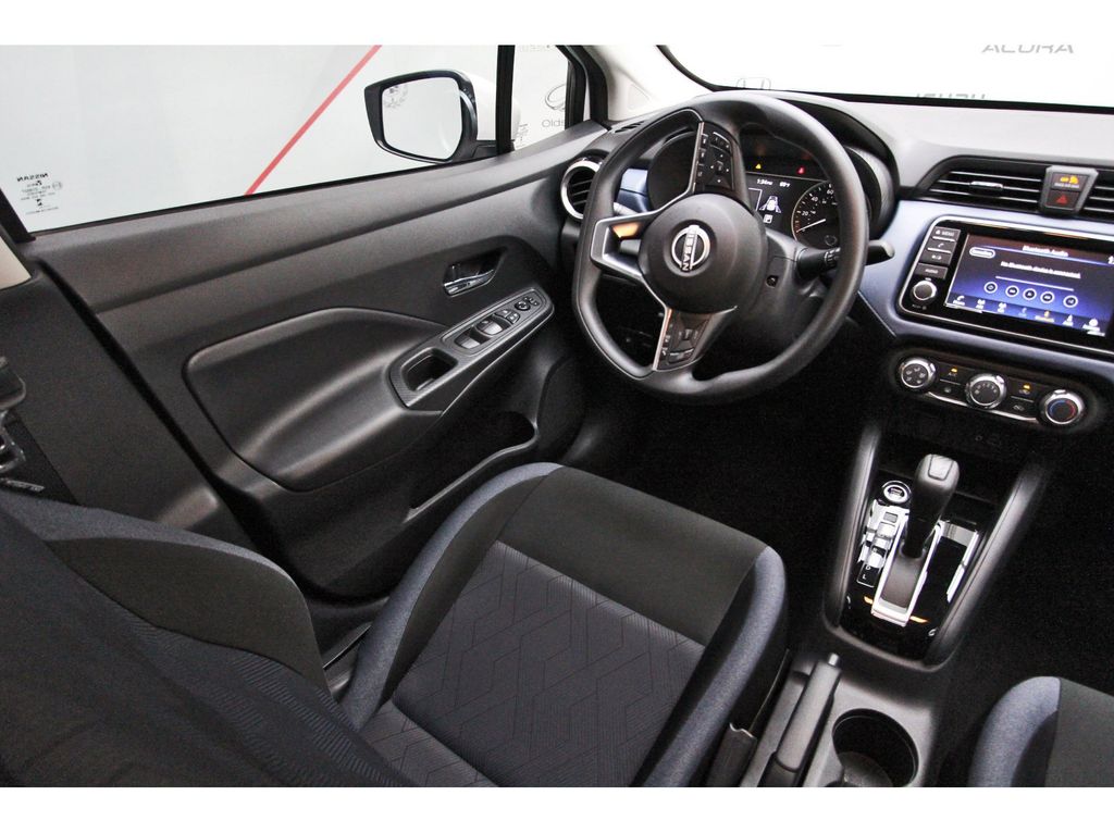 2025 Nissan Versa 1.6 SV White at Baytown Hyundai