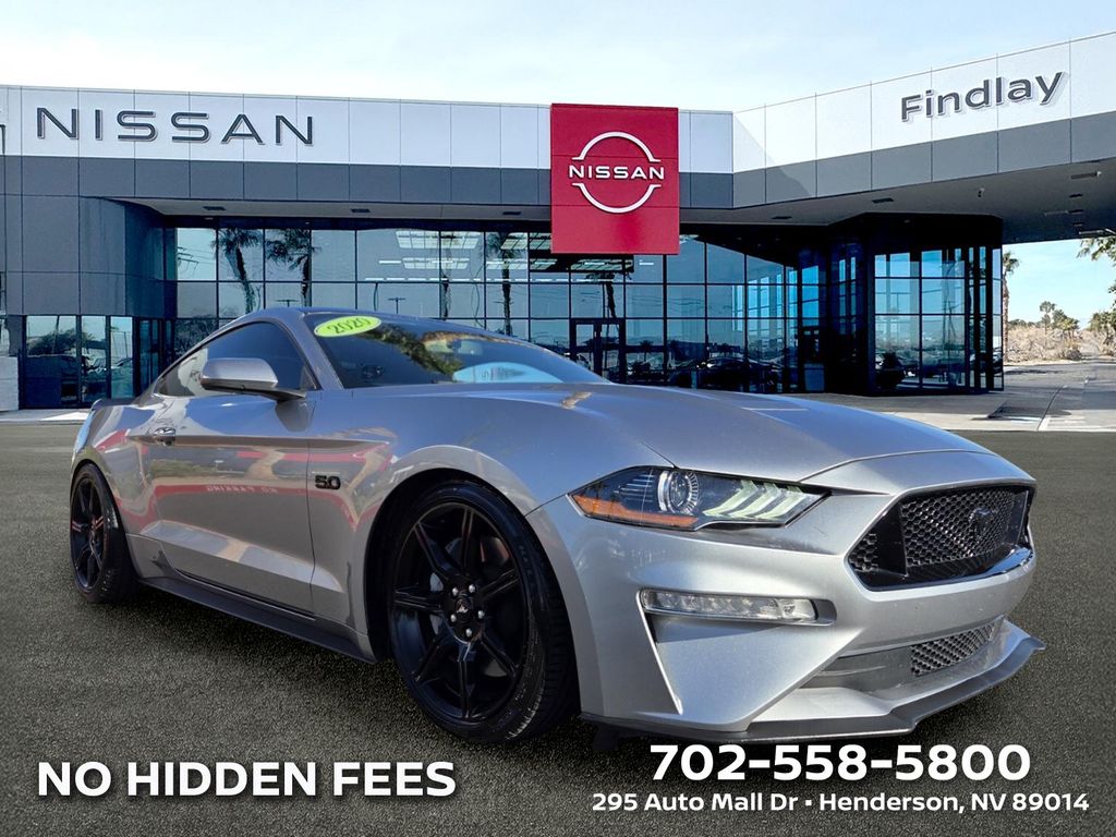 Iconic Silver Metallic 2020 Ford Mustang Coupe Rear-Wheel Drive 6-Speed Manual