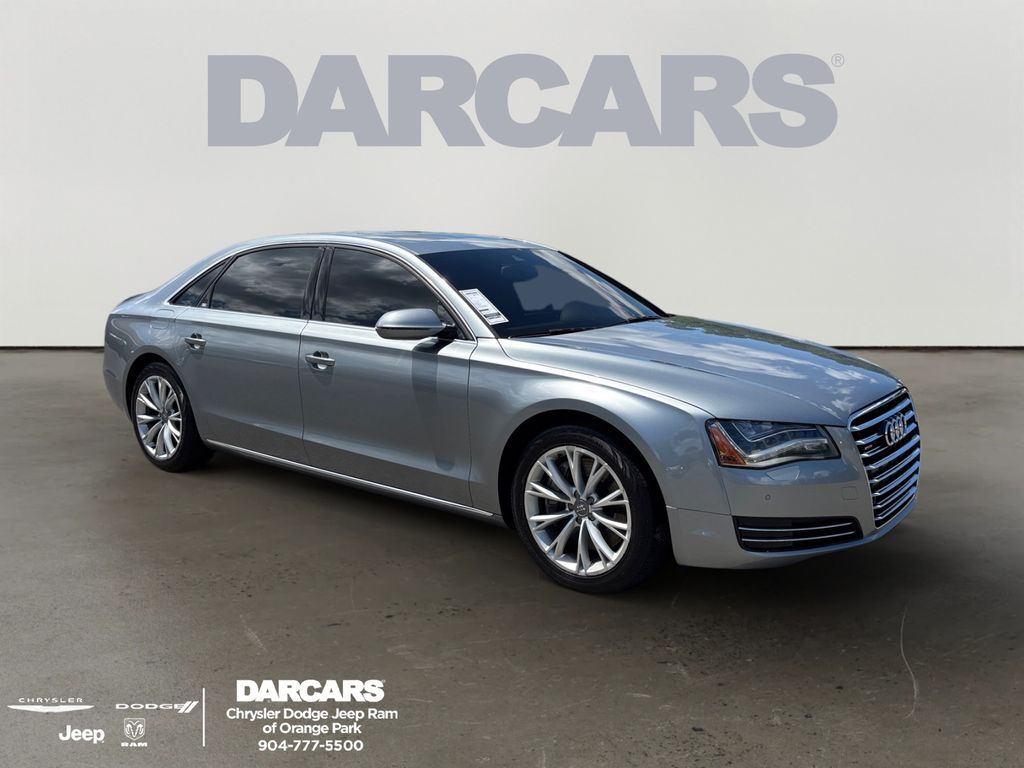Quartz Gray Metallic 2012 Audi A8 L quattro AWD Sedan All-Wheel Drive 8-Speed Automatic