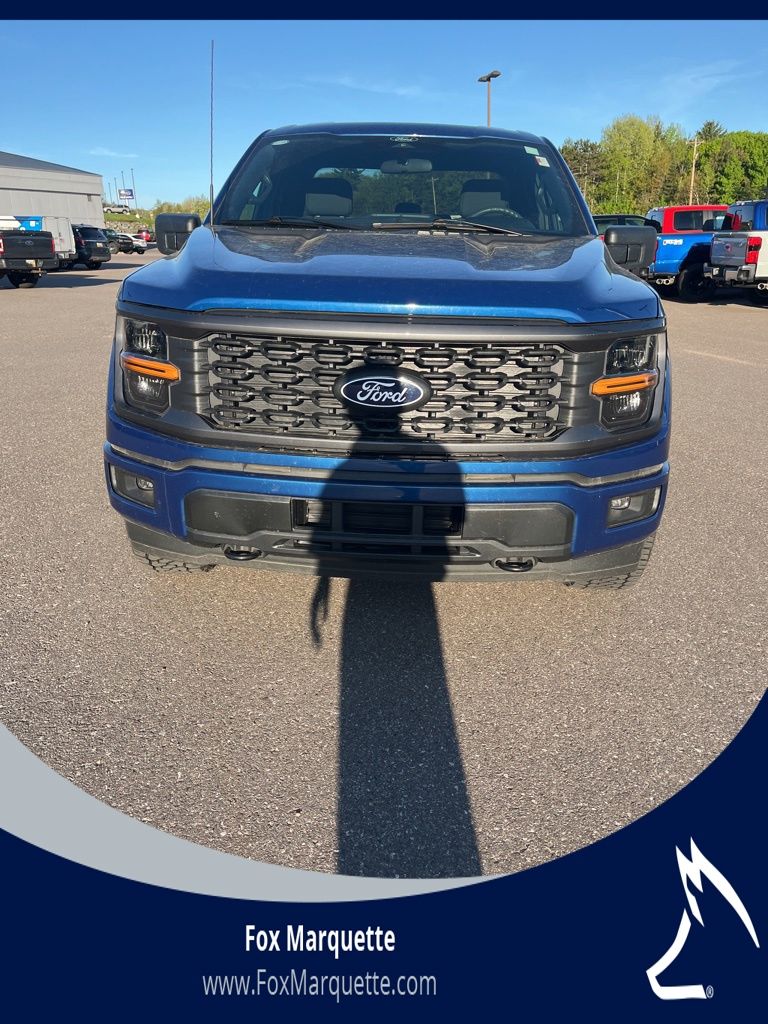 Atlas Blue Metallic 2024 Ford F-150 Pickup Truck Four-Wheel Drive Automatic