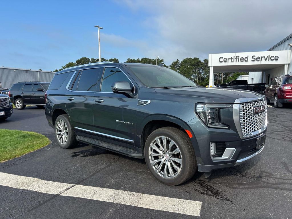 Gray (Dark Sky Metallic) 2021 GMC Yukon SUV / Crossover Four-Wheel Drive 