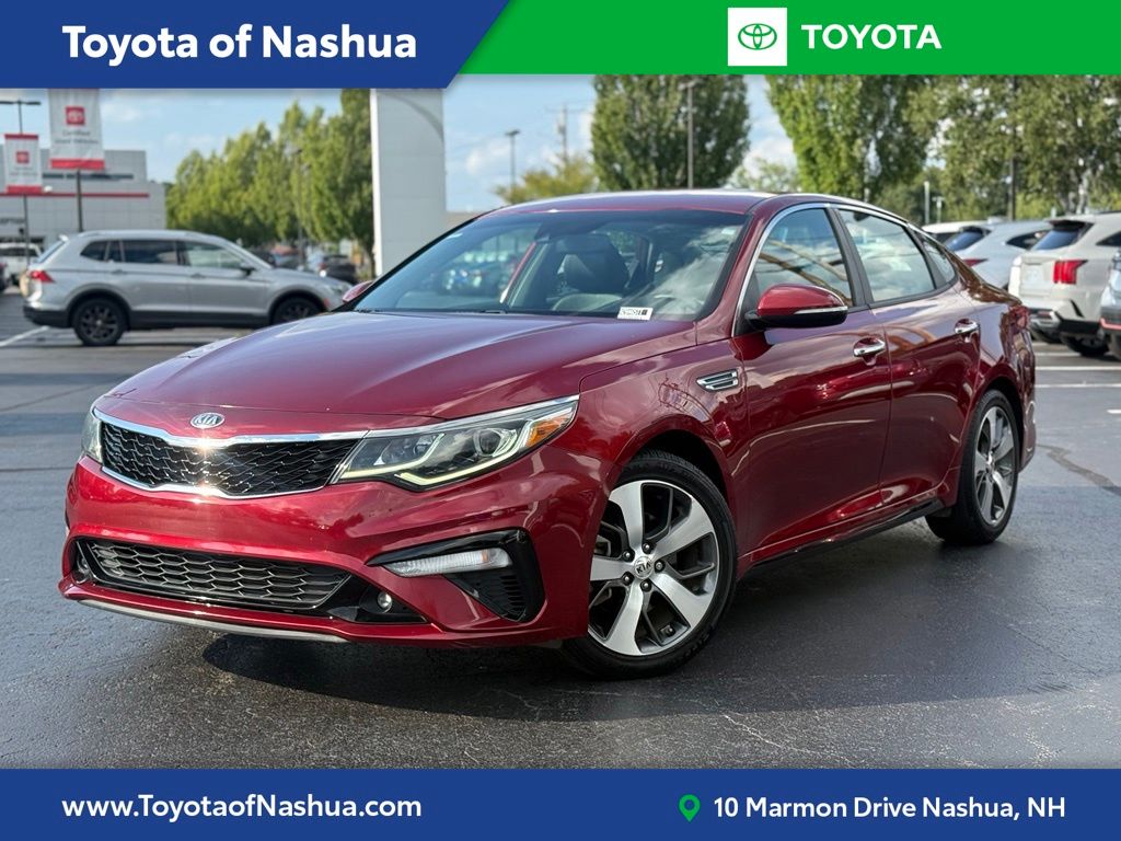 Passion Red 2020 Kia Optima Sedan Front-Wheel Drive 6-Speed Automatic