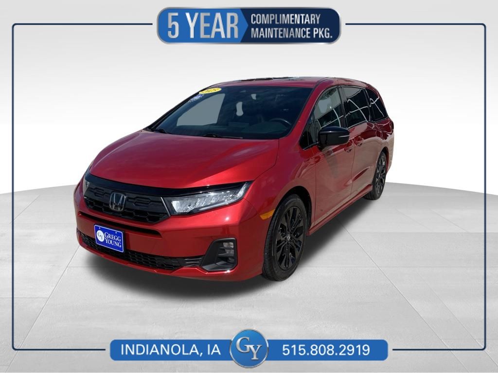 Red 2025 Honda Odyssey Minivan Front-Wheel Drive Automatic