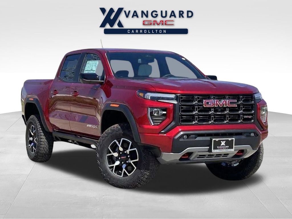 Volcanic Red Tintcoat 2026 GMC Canyon Pickup Truck Four-Wheel Drive 8-Speed Automatic