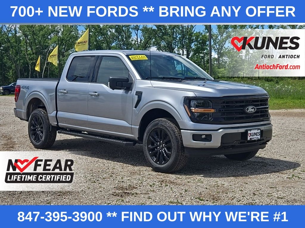 Silver Metallic 2026 Ford F-150 Pickup Truck Four-Wheel Drive Automatic
