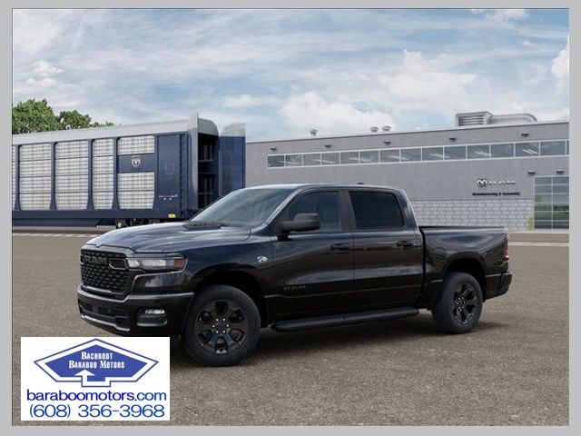 Diamond Black Crystal Pearlcoat 2026 RAM 1500 Express Crew Cab 4WD Pickup Truck Four-Wheel Drive 8-Speed Automatic