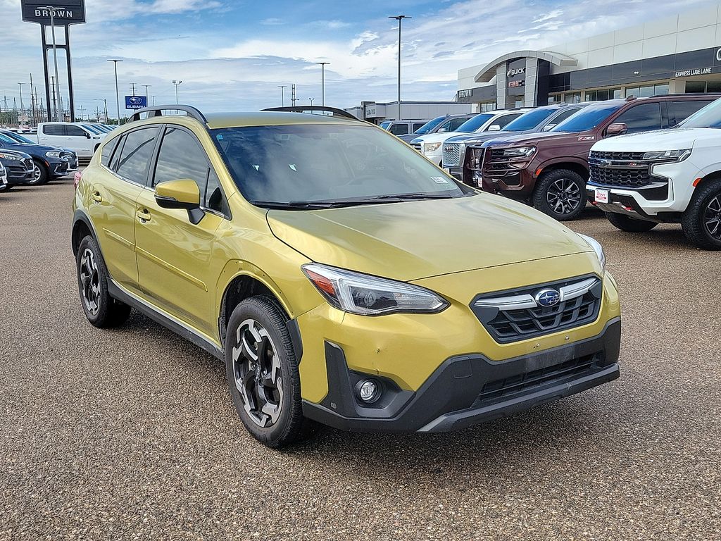 2022 Subaru Crosstrek Limited Yellow at Brown Honda