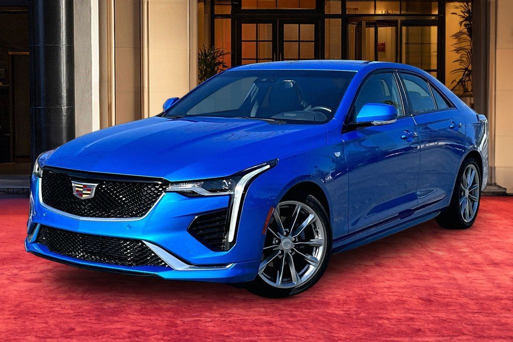 Coastal Blue Metallic 2026 Cadillac CT4 Sedan Rear-Wheel Drive 8-Speed Automatic