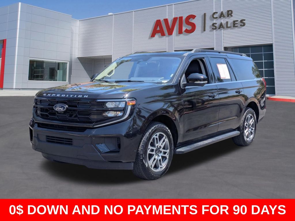 Black Metallic 2025 Ford Expedition MAX Active 4WD SUV / Crossover Four-Wheel Drive Automatic