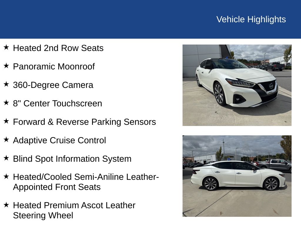 2023 Nissan Maxima Platinum Xtronic CVT