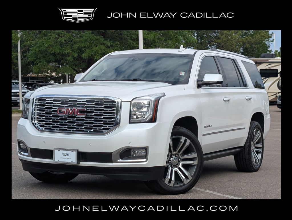White Frost Tricoat 2019 GMC Yukon SUV / Crossover Four-Wheel Drive