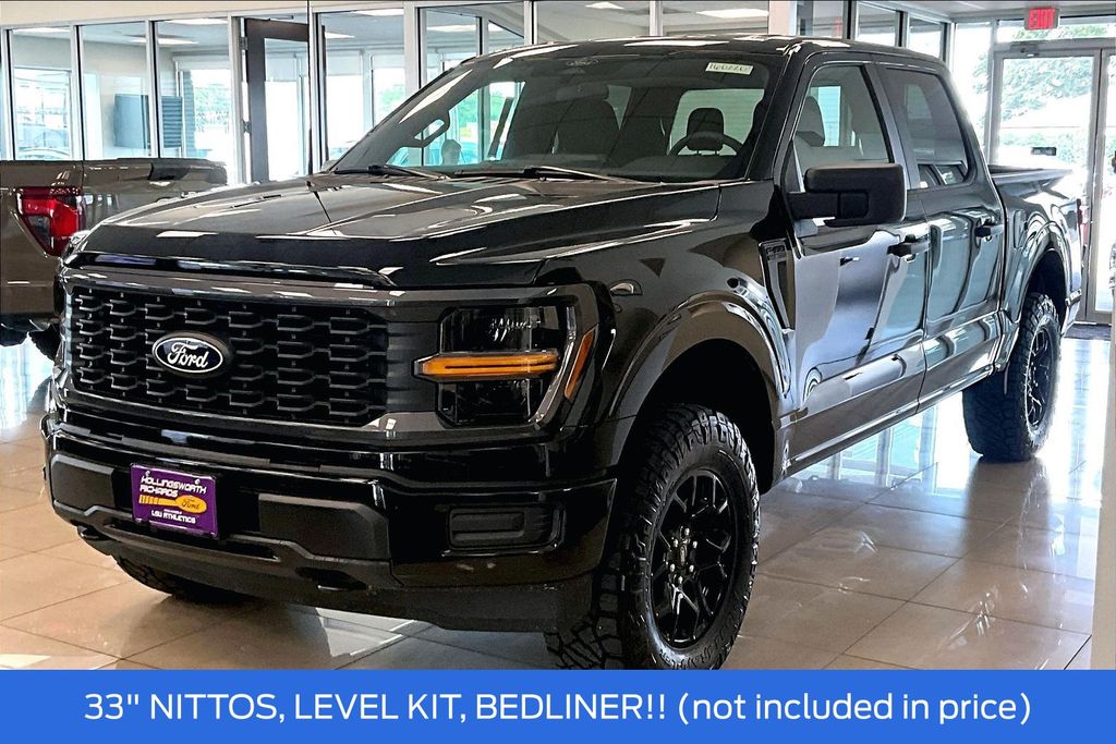 Agate Black Metallic 2026 Ford F-150 Pickup Truck Four-Wheel Drive Automatic